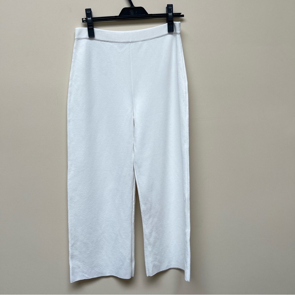 MaxMara White Wide Leg Pants